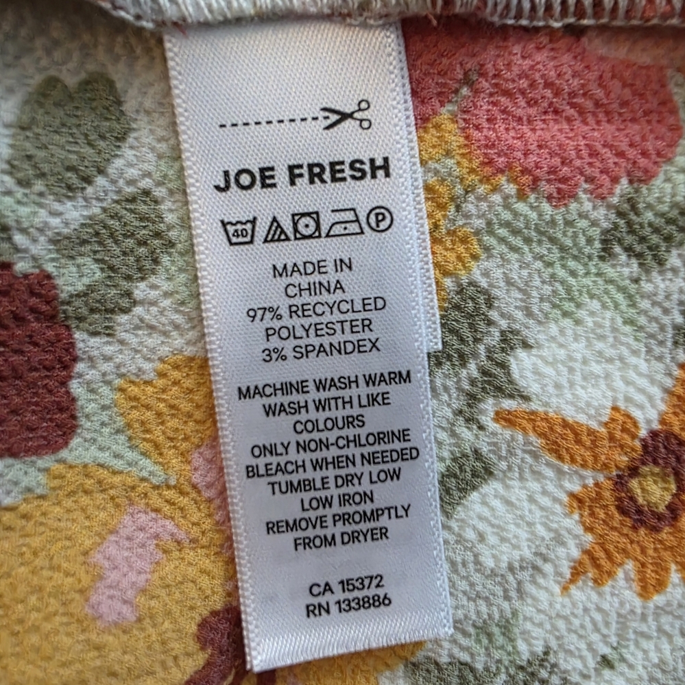 Jillian Harris - Joe Fresh - Kids Floral Dress - Size Medium - Picture 6 of 6